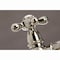 Kingston Brass KS3276AXBS Restoration 8" Bridge Kitchen Faucet W/ Sprayer, Nickel KS3276AXBS - alternate 2